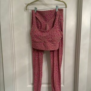 JoyLab Pink Animal Print Leggings